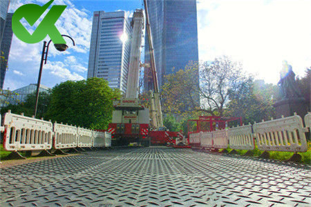 heavy duty plastic road mat 1.8mx 0.9m for apron